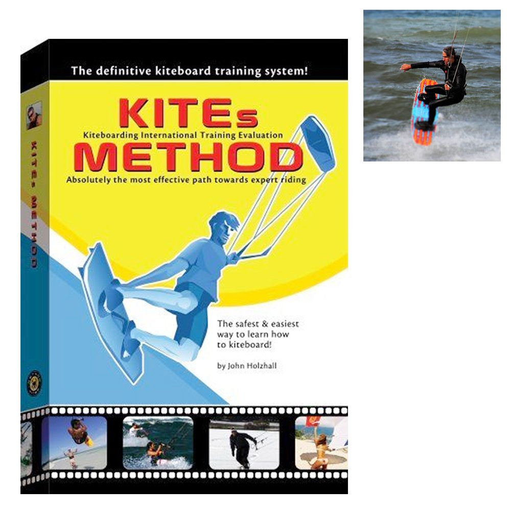 Kites Method Kiteboarding Book by John Holzhall Learn to Kiteboard Easy Kitesurf