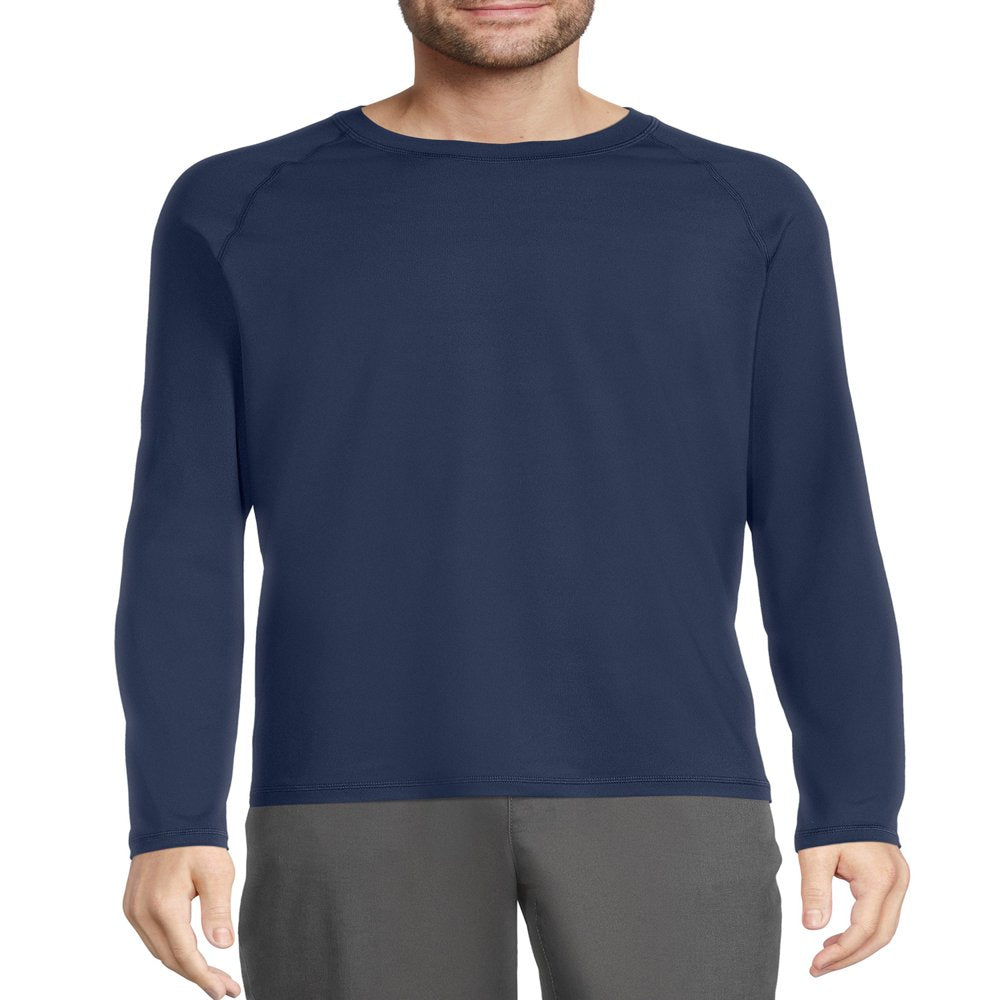 George Men'S and Big Men'S Long Sleeve Rash Guard, up to Size 3XL