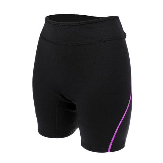 Neoprene Pants, Neoprene Diving Shorts, 1.5Mm Neoprene Pants, UV Protection - Purple for Women, XS