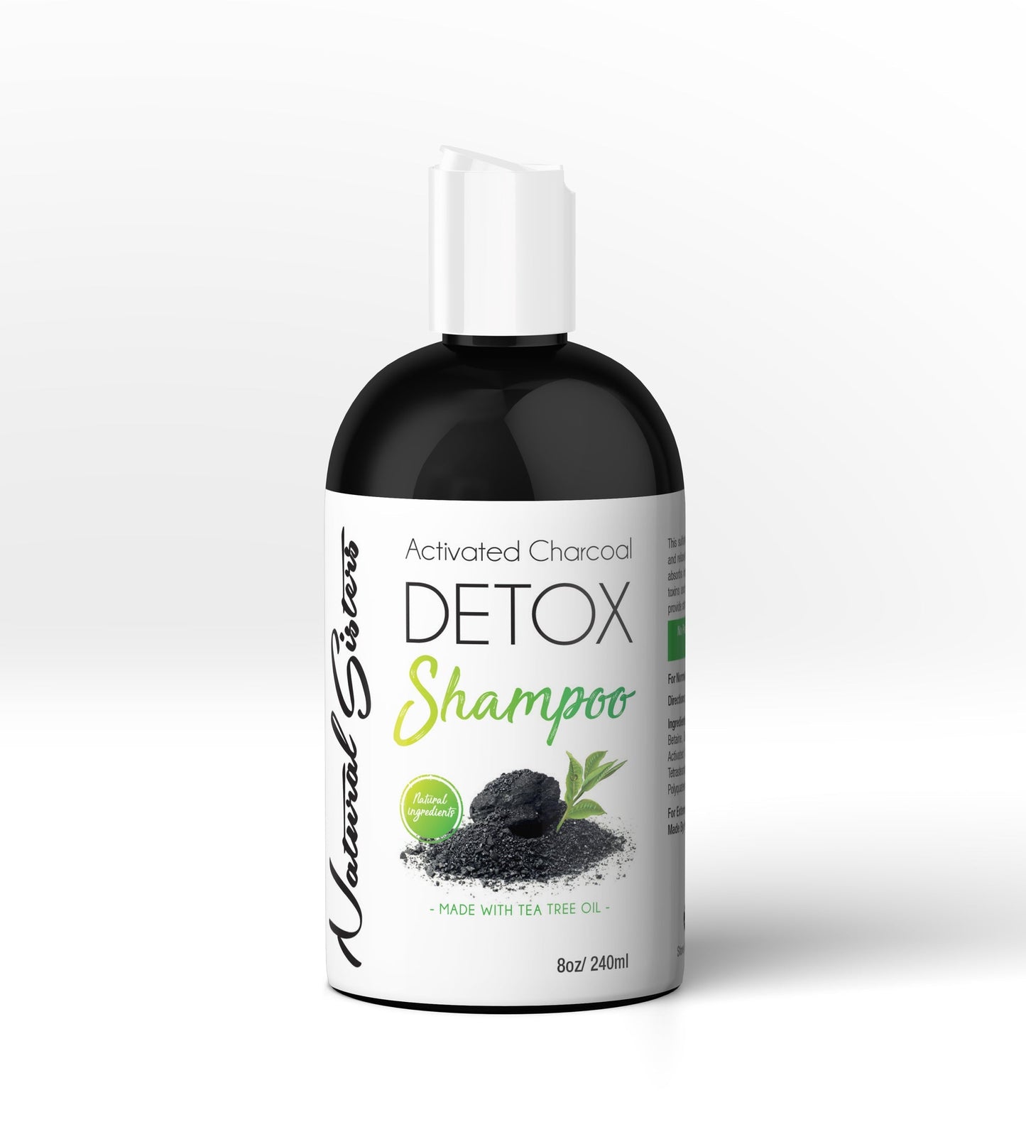 NATURAL SISTERS | Tea Tree & Activated Charcoal Detox Treatment Shampoo