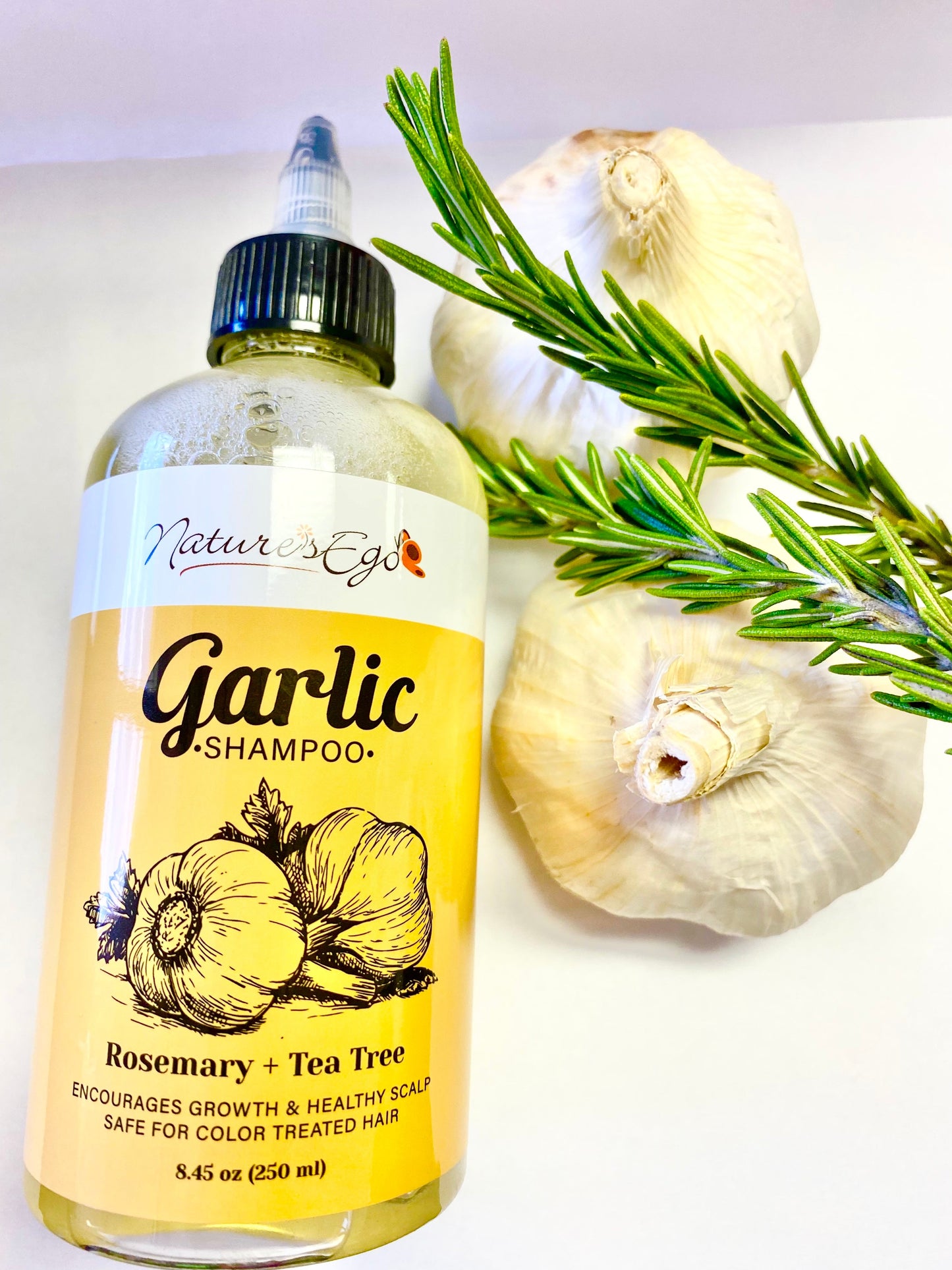 Garlic Shampoo 8 oz (all hair types)