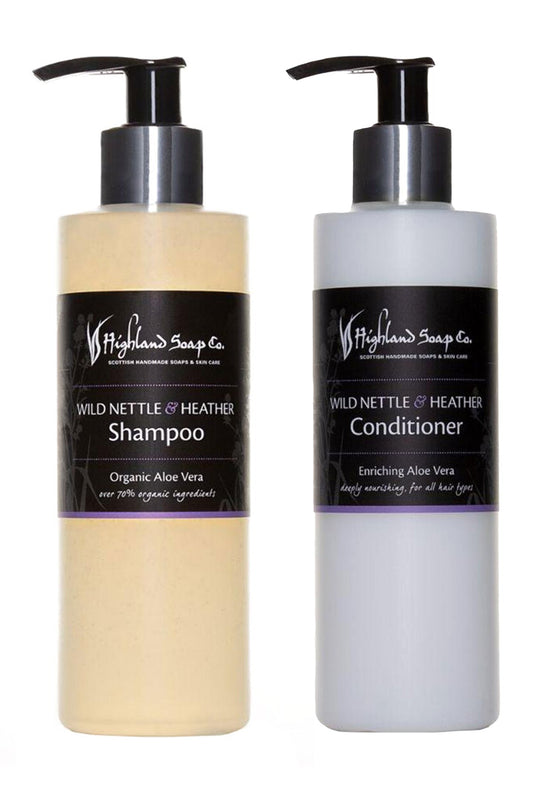 Wild Nettle & Heather Shampoo & Conditioner Hair Care Set