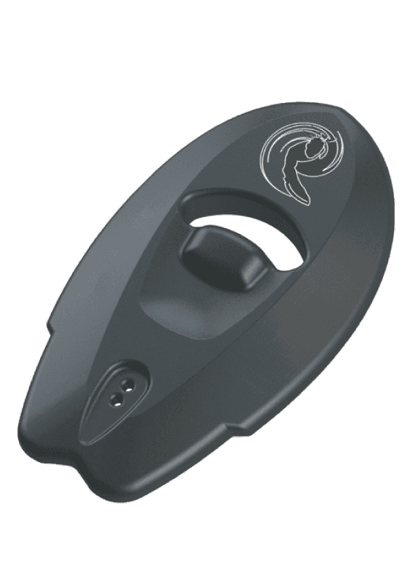 Hand Surf Board with leash and bag - Black, compact, lightweight hand-surfboard is designed to be held and ridden with the hands