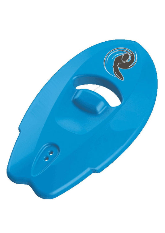 Hand Surf Board with leash and bag - Light Blue, compact, lightweight hand-surfboard is designed to be held and ridden with the hands