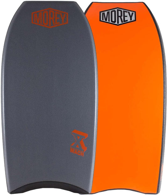 Morey Pro Series Mach 10 | 42 Inch Bodyboard | X-Flex Polypro Core & Mesh | Single Power Rod Stringer | Slick Bulbs & Crescent Tail | Surfboard for Ocean, Sea, River, Pool