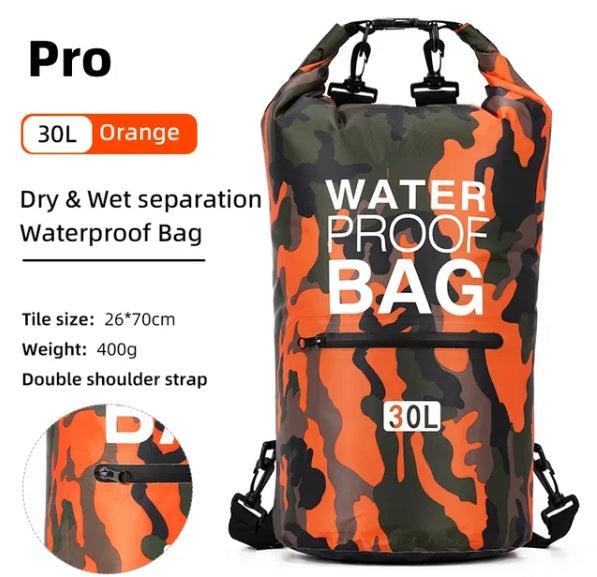 30L Drawstring Backpacks - Convenient Dry Bags and Portable Pouches