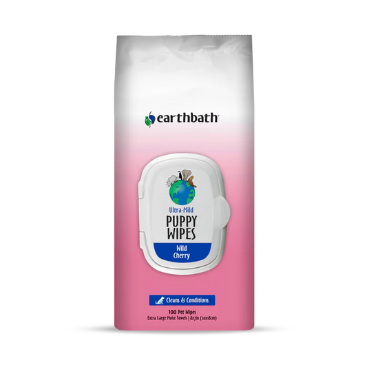 Earthbath Wipes Puppy (Wild Cherry) DS FINAL SALE