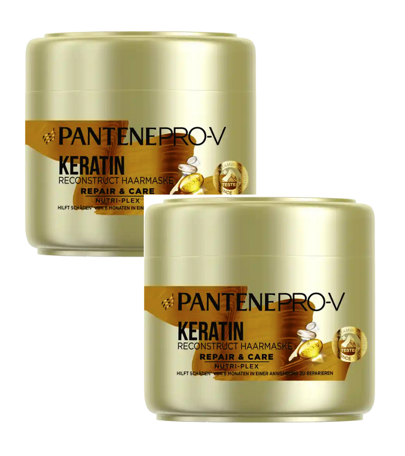 2xPack Pantene Pro-V Repair & Care Keratin Intensive Hair Mask - 600 ml
