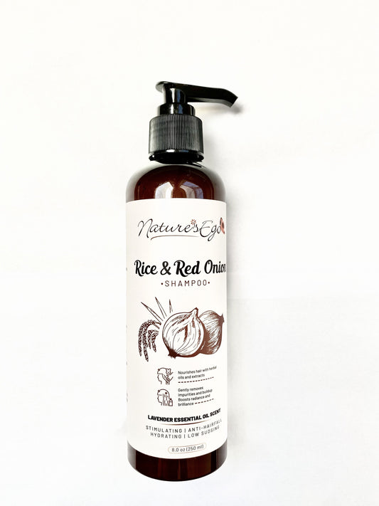 Rice & Red Onion Shampoo - NaturesEgo