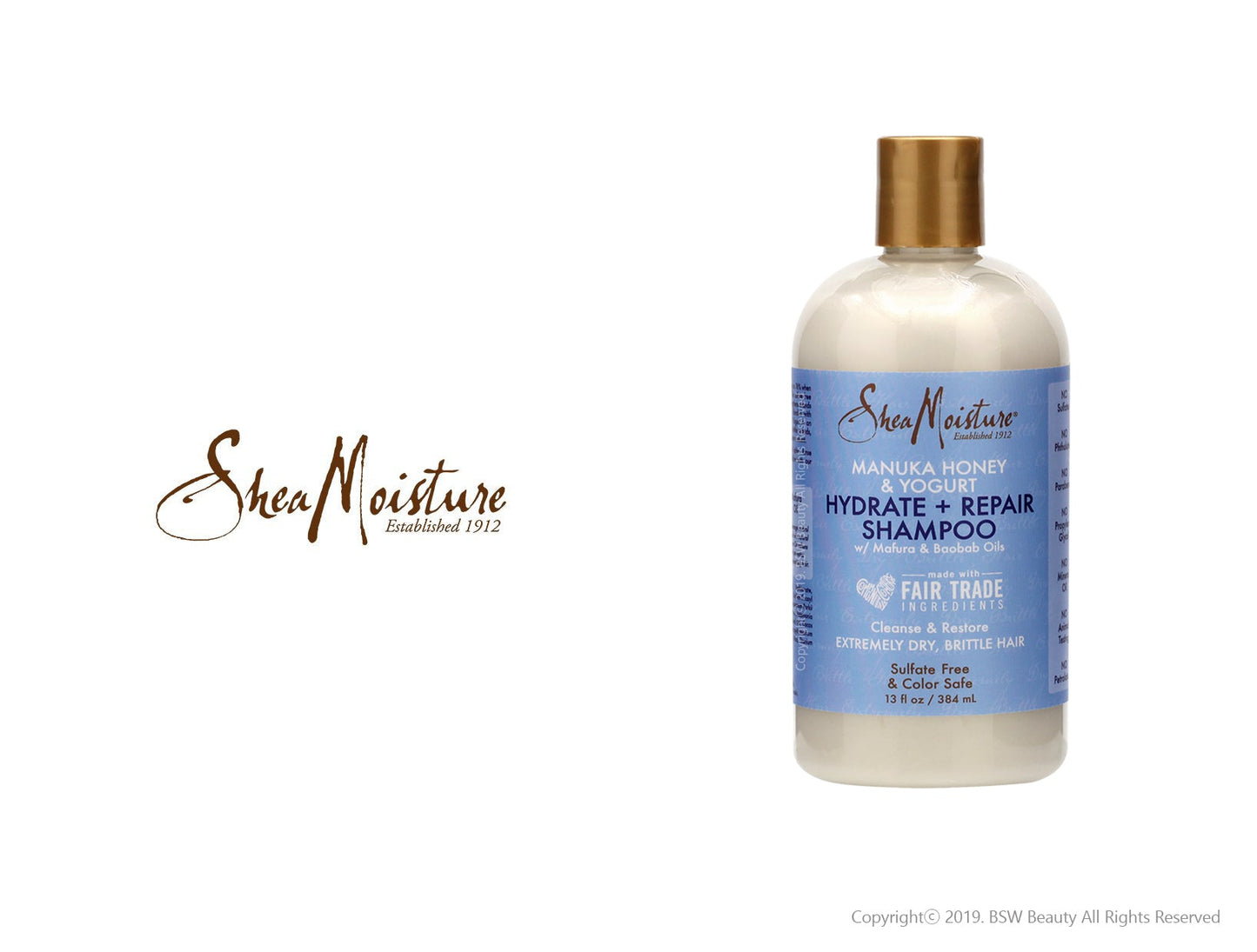 SHEA MOISTURE MANUKA HONEY&YOGURT HYDRATE REPAIR SHAMPOO 13oz