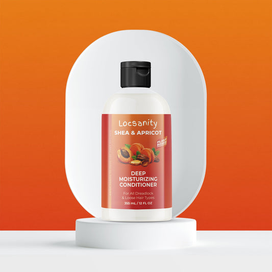 Locsanity Shea & Aprioct Deep Moisturizing Conditioner, 12 oz