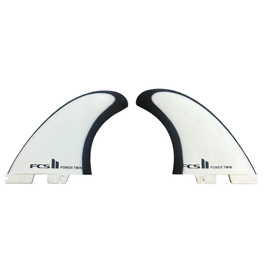 Used FCS II Power Twin Surfboard Fins