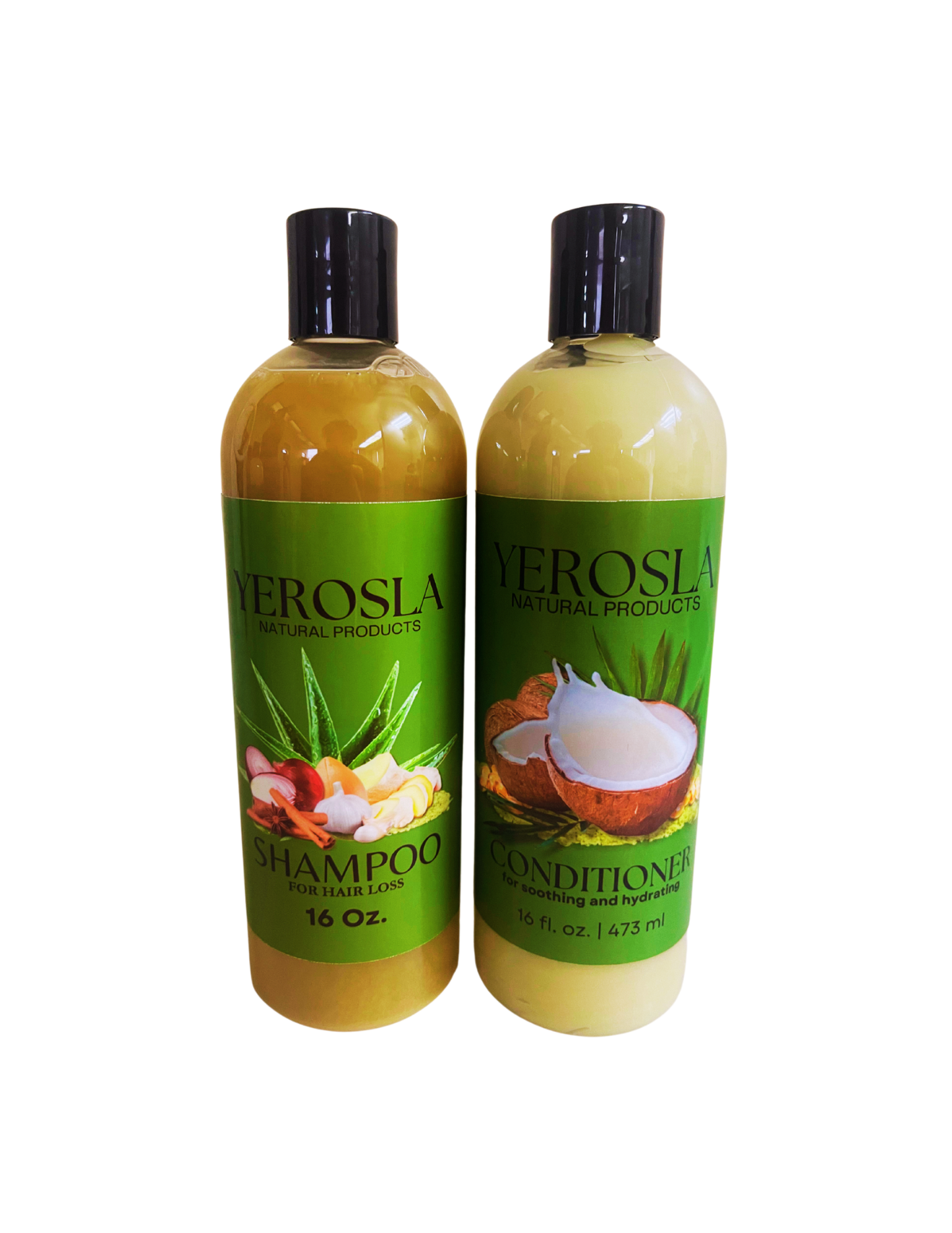 Matcha Tea Shampoo & Conditioner for hair loss and growth