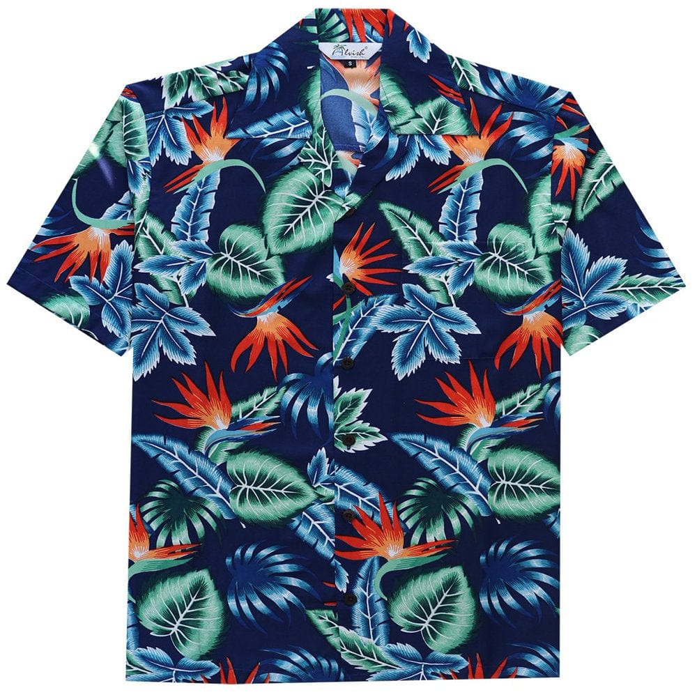 Aloha Hawaiian Shirts for Men 57 Flower Dress for Tropical Party Turquoise 4XL