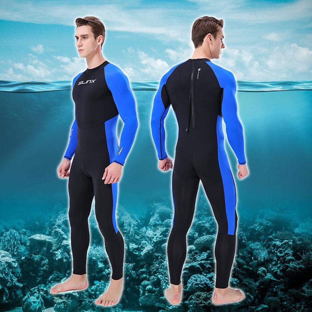 Areyourshop MEN Wetsuit Full Body Suit Super Stretch Diving Suit Swim Surf Snorkeling L