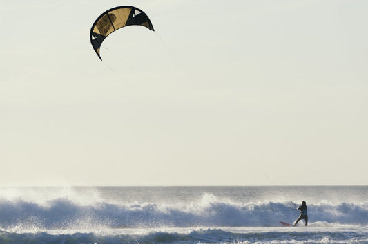 Kitesurfing; Tarifa, Cadiz, Andalusia, Spain Poster Print (38 X 24)