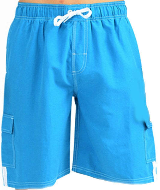NORTY Big Boys Swim Trunks Child Male Board Shorts Bathing Suit Aqua 10-12