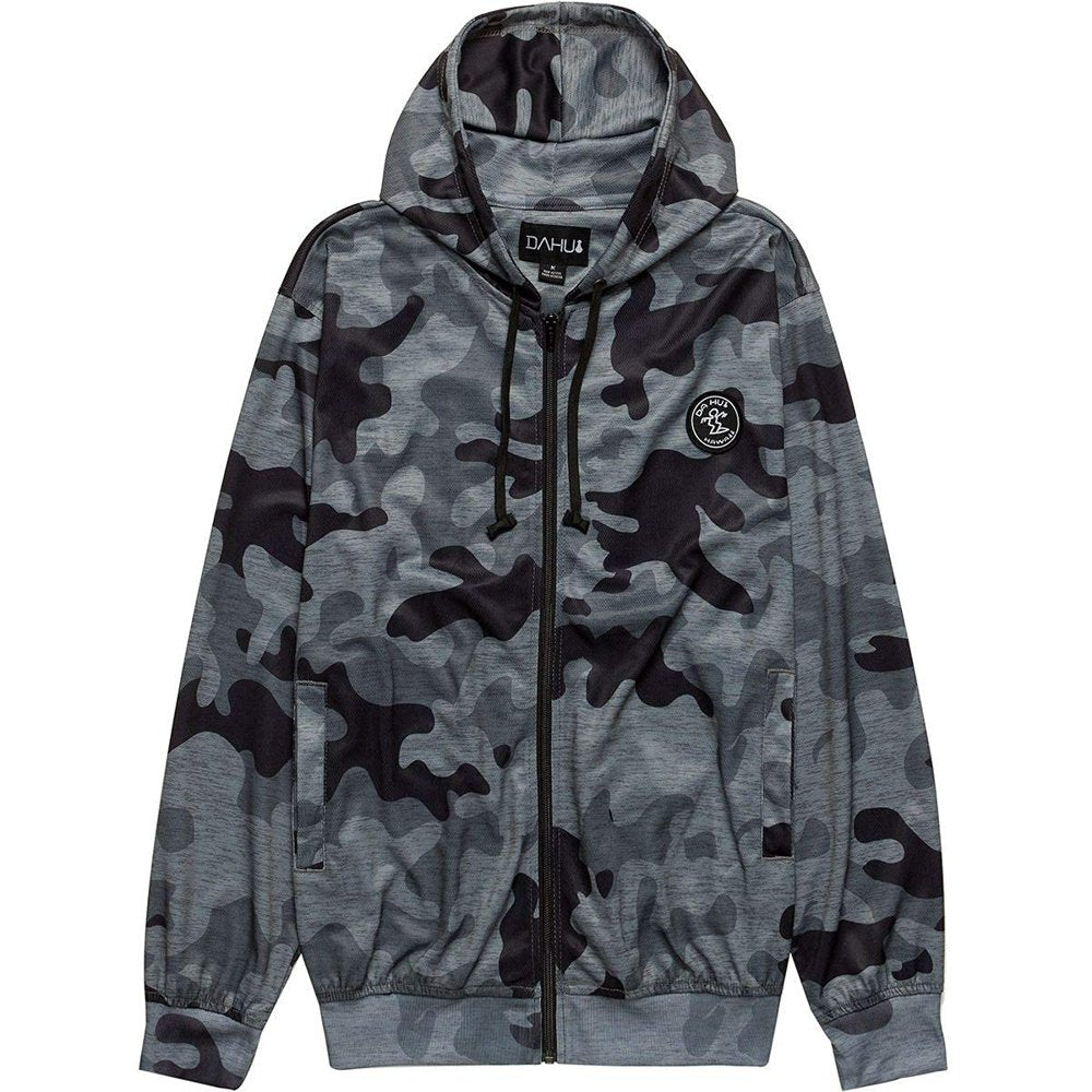 Men'S Surf Club Lightweight Front Zipper Hoodie with Side Pockets by Da Hui XXL