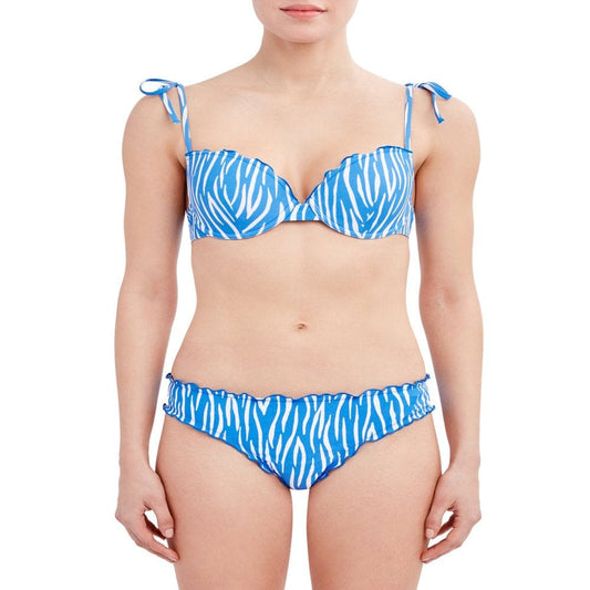 BCBG Paris Women'S Ruffle Underwire Bikini Swimsuit