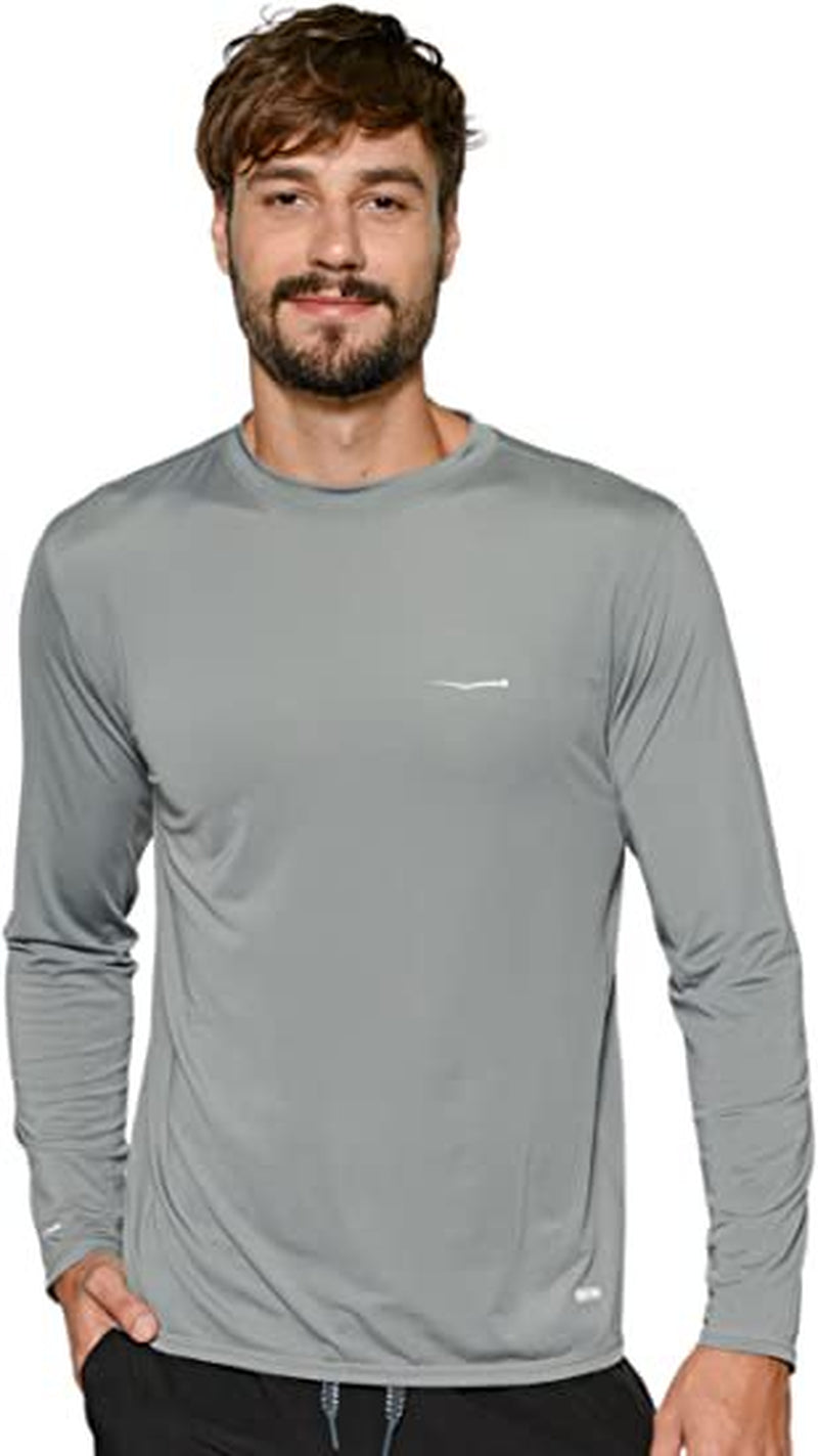 Wave Runner Swim Shirts for Men Uv Sun Protective Rash Guard Workout Shirts Quick Dry Outdoor Shirt for Fishing, Running