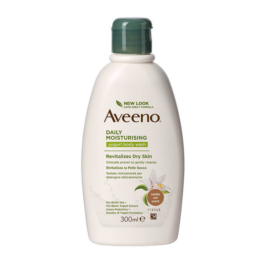 AVEENO® DAILY MOISTURISING BATH AND SHOWER WITH YOGURT, VANILLA AND OAT SCENTED