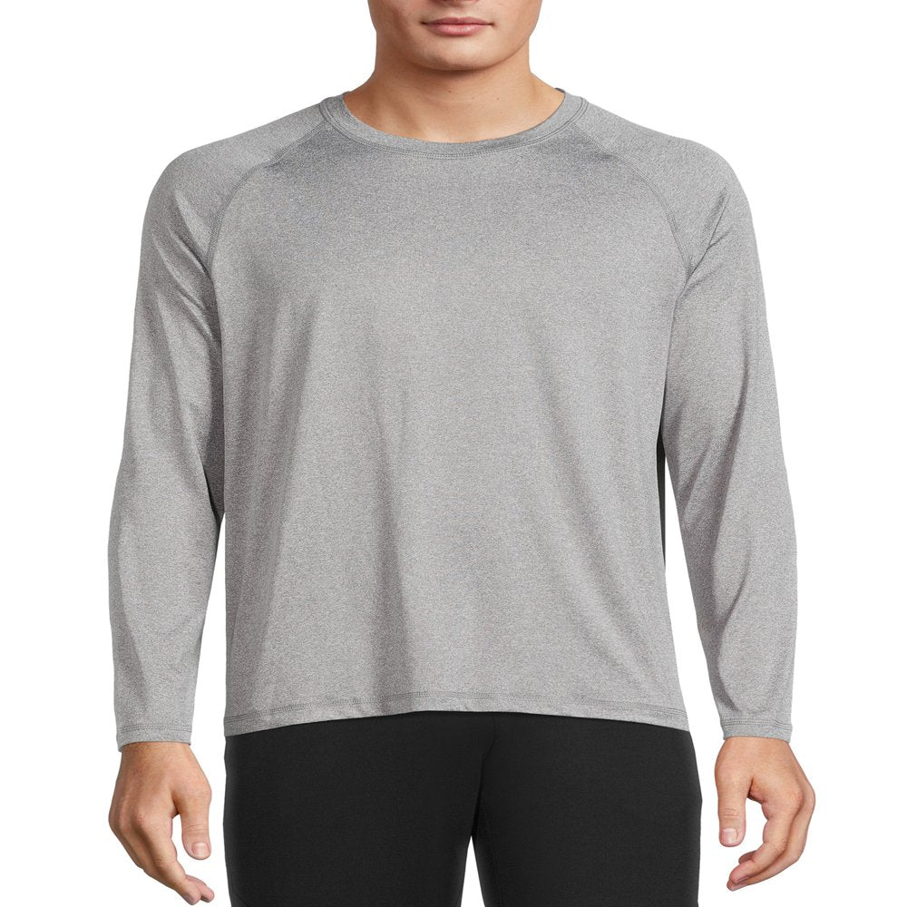 George Men'S and Big Men'S Long Sleeve Rash Guard, up to Size 5XL