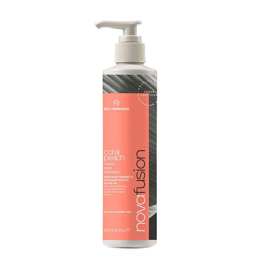 De Lorenzo Novafusion Colour Care Shampoo Coral Peach 250ml