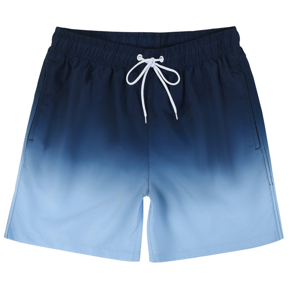 HANMUN Mens Swim Trunks Quick Dry Swim Shorts with Mesh Lining Funny Beach Shorts Swimwear Bathing Suits with Pockets