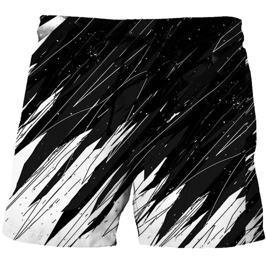 Transer Mens Quick Dry Printed Short Swim Trunks with Mesh Lining Swimwear Bathing Suits