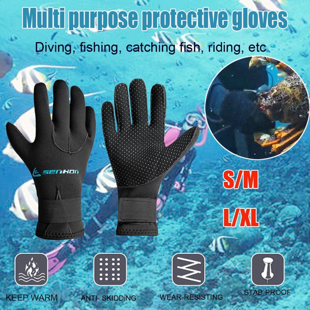 Diving Gloves Neoprene Water Swimming Snorkeling Surfing Cold-Proof