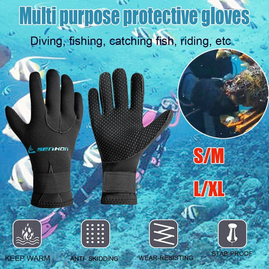 Diving Gloves Neoprene Water Swimming Snorkeling Surfing Cold-Proof