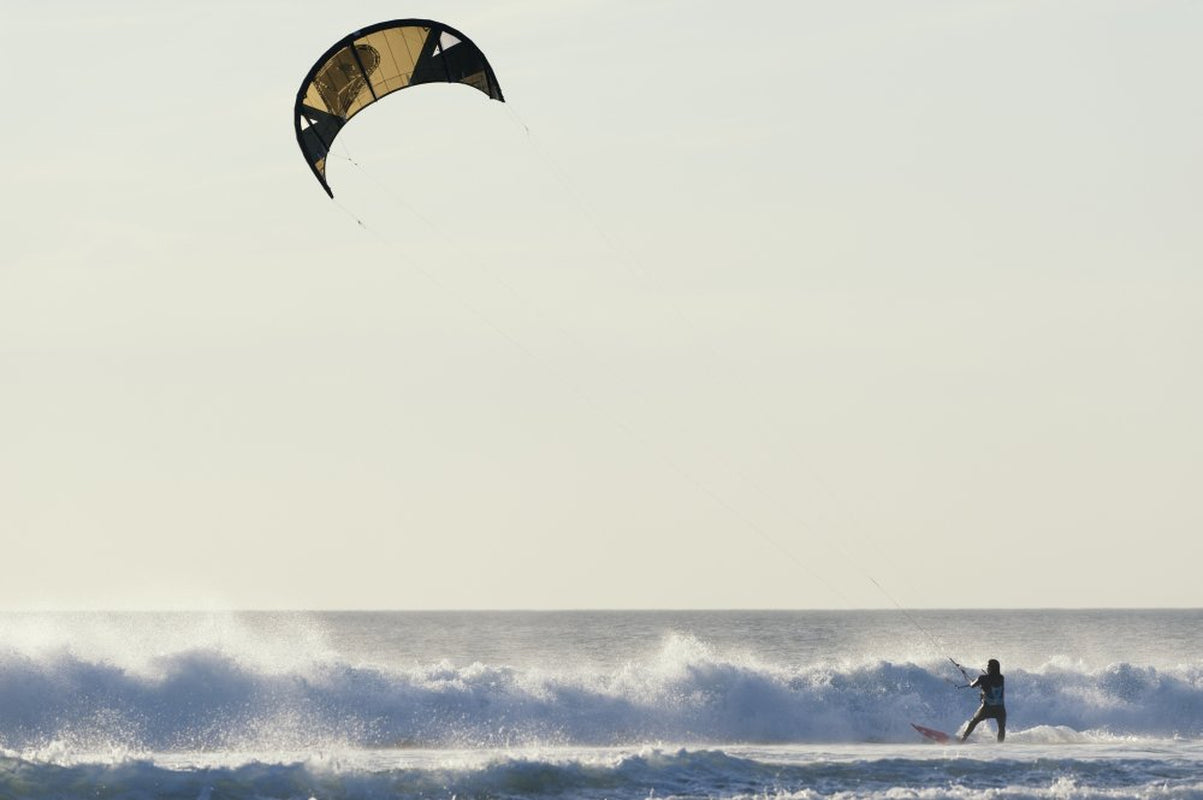 Kitesurfing; Tarifa, Cadiz, Andalusia, Spain Poster Print (38 X 24)