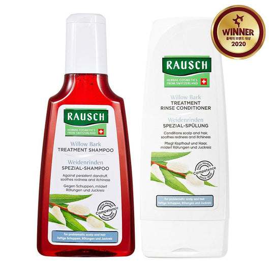 Rausch Willow Bark Treatment Shampoo 200ml & Conditioner 200ml Set