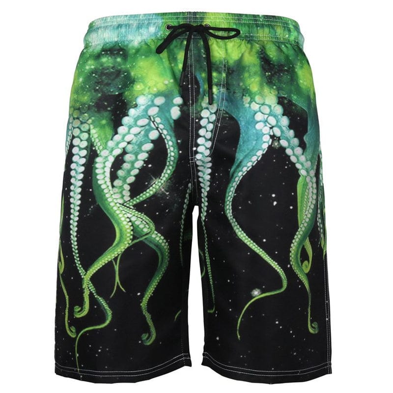 Ecosprial 3D Swim Board Shorts Male Water Sports Swimwear Swim Trunks Swimming Costume for Mens with Side Pocket