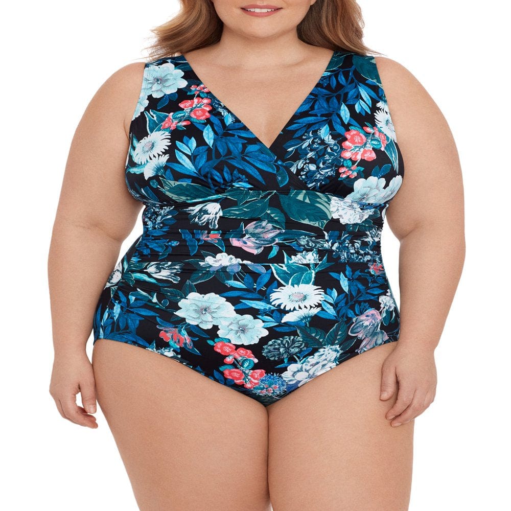 Embrace Your Curves Women'S and Women'S plus Vanessa One Piece Swimsuit.