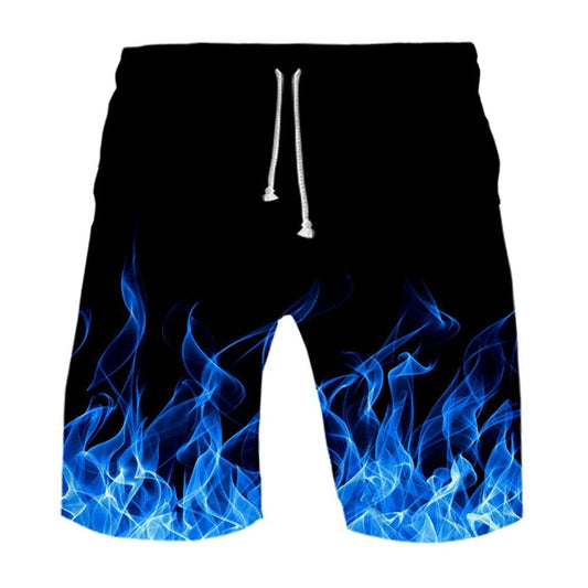 EZA Fashion Men'S Strapped Hawaiian Beach Fit Sport Casual Shorts Pants Swim Trunks