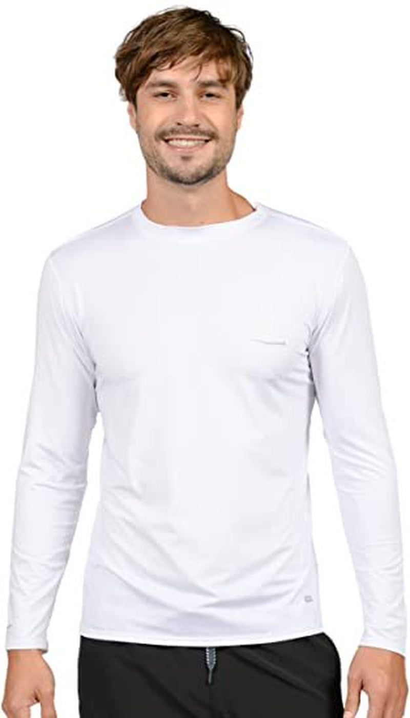 Wave Runner Swim Shirts for Men Uv Sun Protective Rash Guard Workout Shirts Quick Dry Outdoor Shirt for Fishing, Running