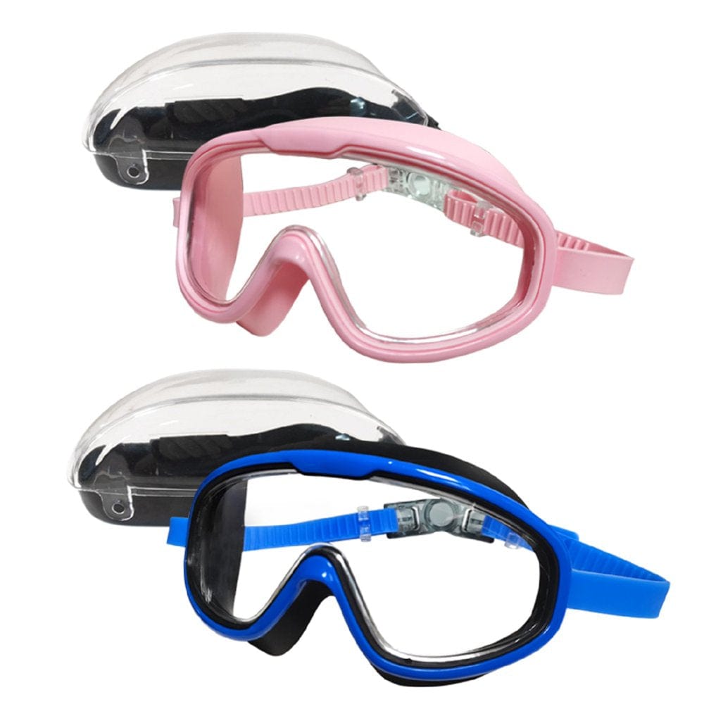 Gooscoo Swim Goggles Kids Wide Vision Swimming Goggles for Boys Girls Youth Teens Age4-16, No Leaking UV Protection Swim Goggle