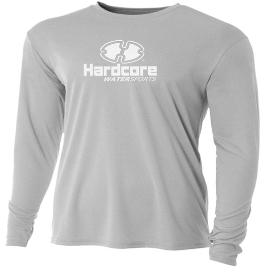 Hardcore Men'S Long Sleeve Loose Fit Rash Guard Surf Shirt Water Sports Swimwear