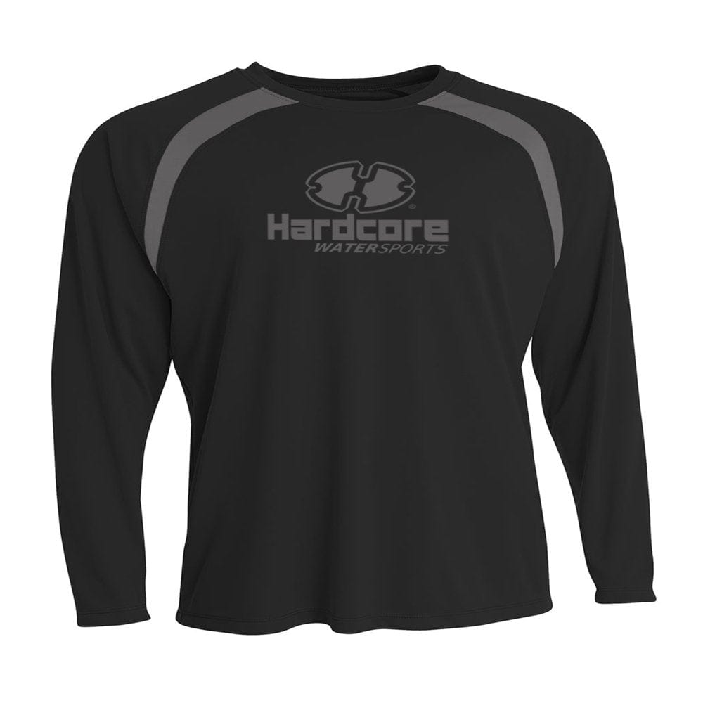 Hardcore Men'S Long Sleeve Loose Fit Rash Guard Surf Shirt Water Sports Swimwear