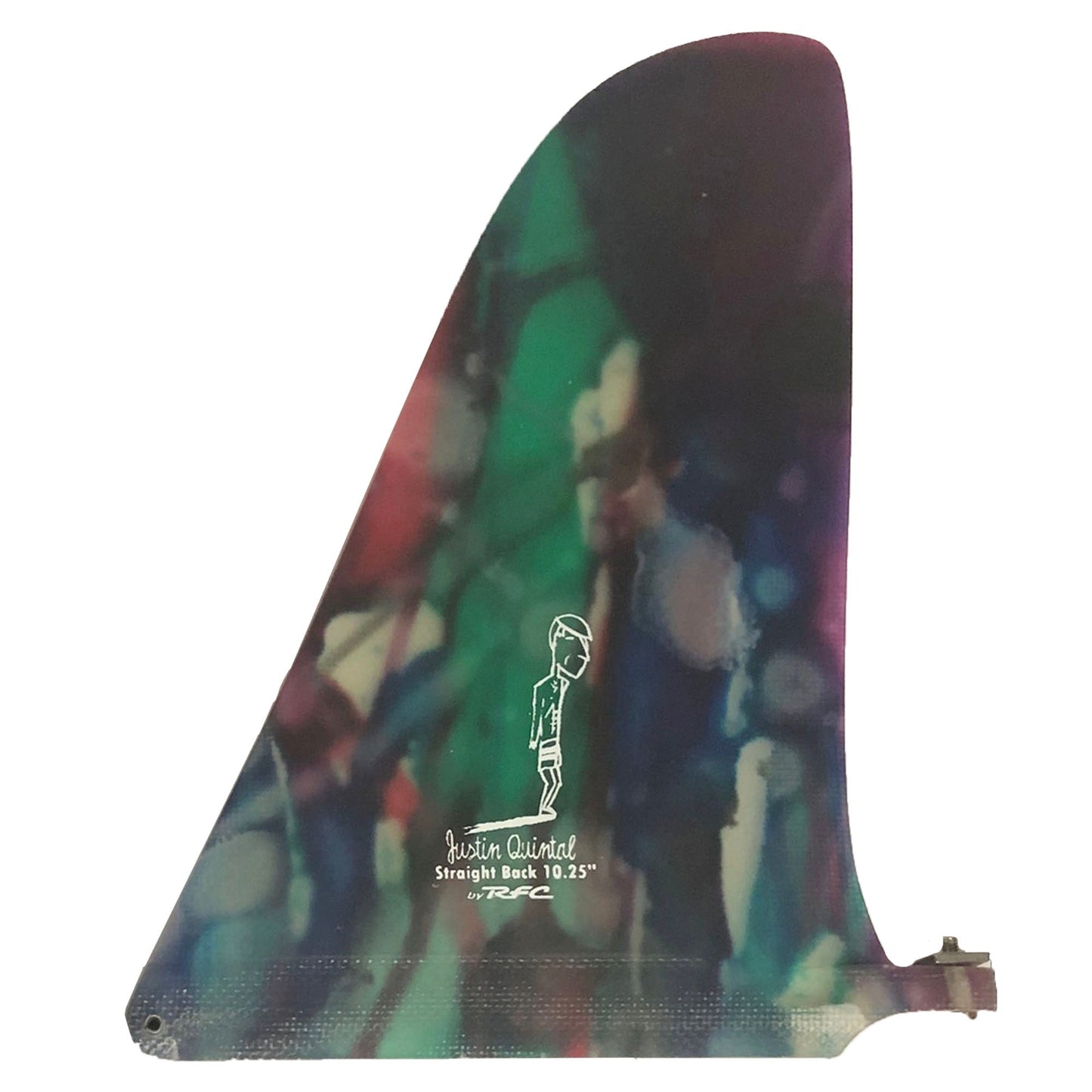 Rainbow Fin Co. Justin Quintal Straight Back 9.5" Longboard Fin