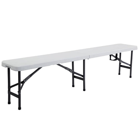 Ktaxon 6' Portable Folding Bench, Perfect for Outdoor Party, Picnic, Camping, Wedding Etc., Plastic