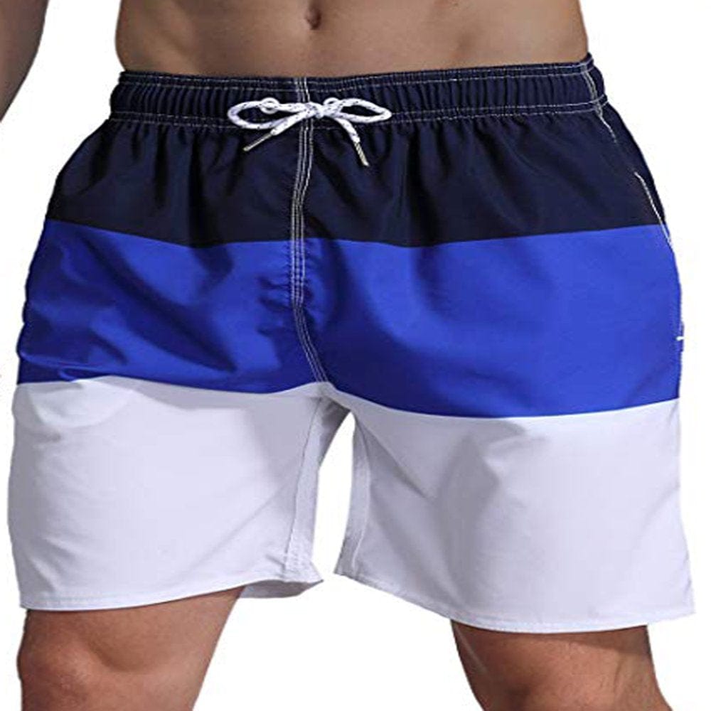 LELINTA Mens Big Extended Size Swim Trunks, Mens Board Shorts and Swimming Trunks for the Big and Tall Man, Mens plus Size Swimsuit Sizes 2X, 3X, 4X