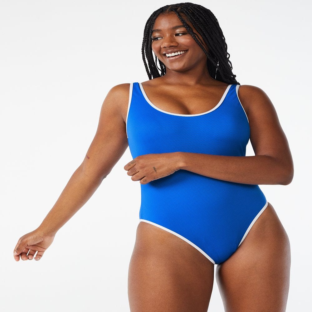 Love & Sports Women'S One-Piece Swimsuit, Scrunchy