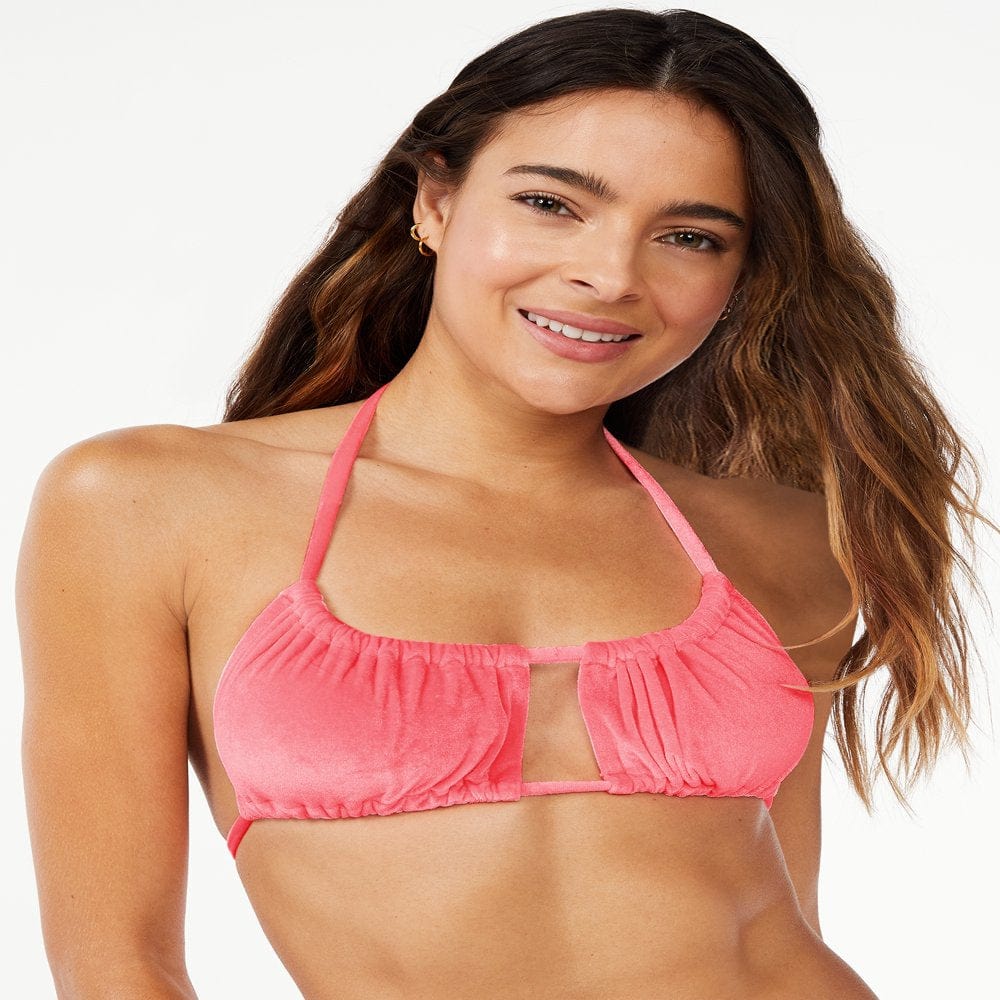 Love & Sports Women'S Swim Malibu Bikini Top, Velour