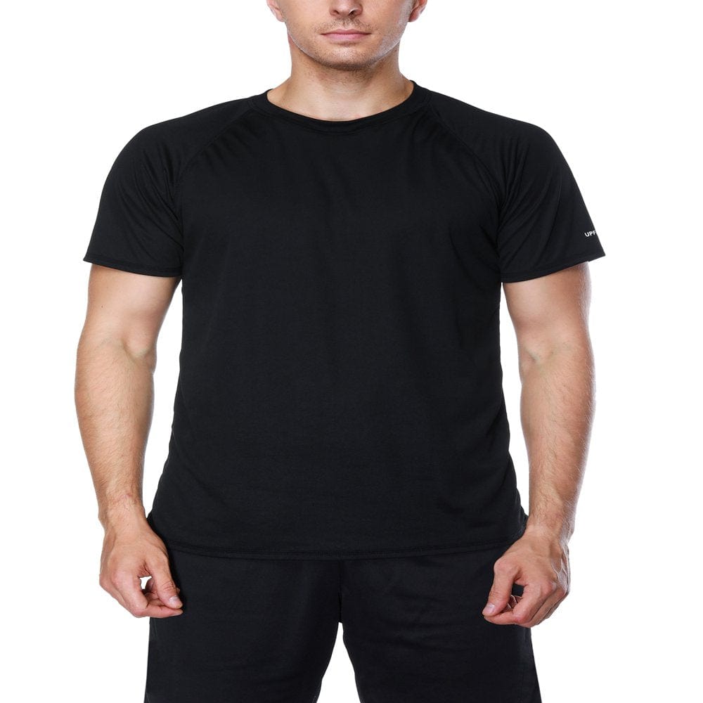 Men'S Quick Dry Short Sleeve Rash Guard Swimwear UPF 50+ Sport Shirt Swim Tops