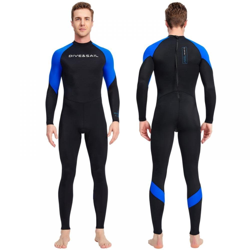 Men Wetsuit 3Mm, Neoprene Wet Suits Front/Back Zip in Cold Water Full Body Dive Suit for Diving Snorkeling Surfing Swimming Canoeing