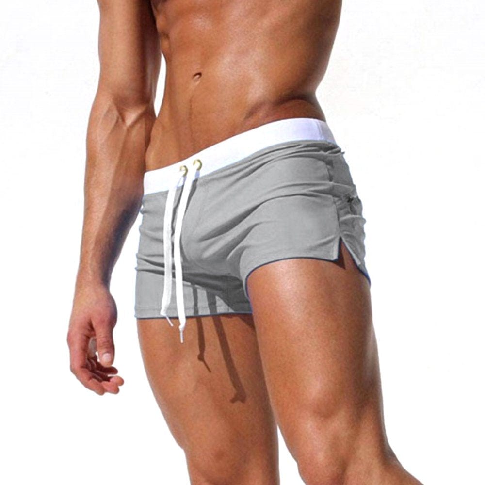 Mens Swimsuit Swim Shorts Swim Trunks Swimwear Beach Pants Swimming Surfing Bathing, Boys Board Shorts Swim Trunks Beachwear Underwear with Pocket Casual Beach Trunks Shorts