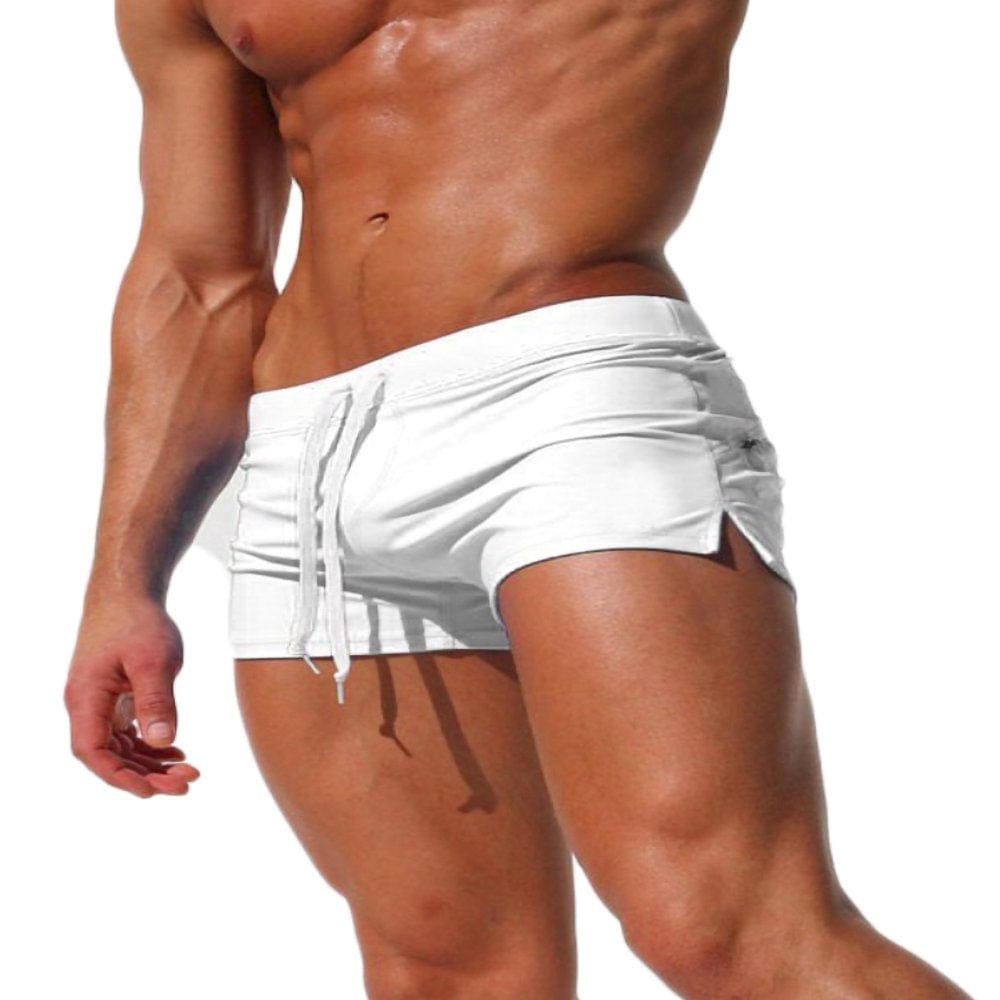 Mens Swimsuit Swim Shorts Swim Trunks Swimwear Beach Pants Swimming Surfing Bathing, Boys Board Shorts Swim Trunks Beachwear Underwear with Pocket Casual Beach Trunks Shorts