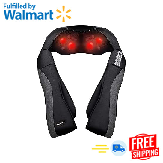 SHIATSU NECK SHOULDER MASSAGER ELECTRIC BACK MASSAGE WITH HEAT